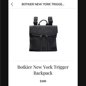 Botkier New York trigger backpack.